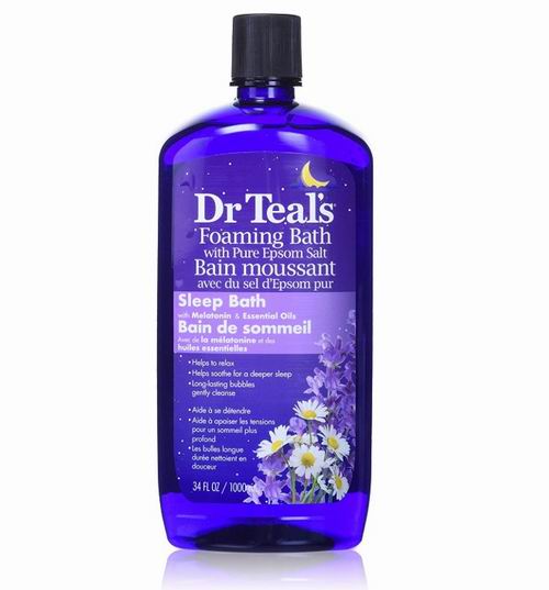  Dr Teal's 褪黑素沐浴盐1000毫升 7.83加元（原价 9.99加元）