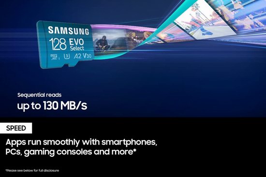 历史最低价！Samsung 三星 EVO Select 256GB microSDXC 闪存卡 34.99加元！