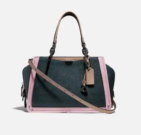  Coach Dreamer拼色手提包 297.5加元（原价 595加元）