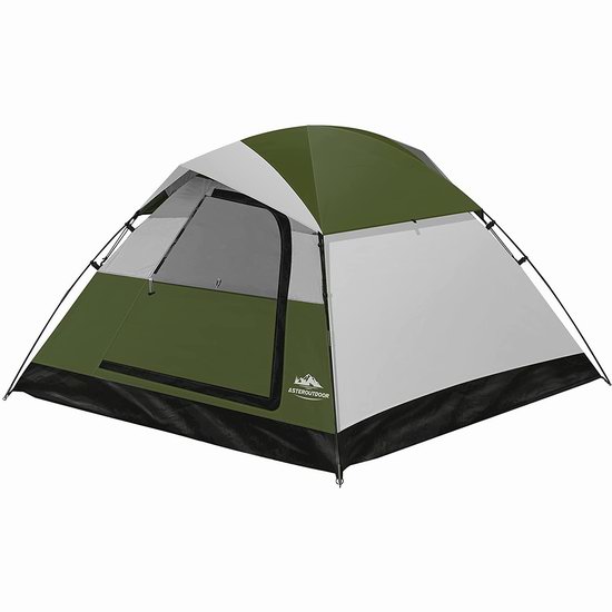  历史新低！AsterOutdoor 圆顶2-3人帐篷6.8折 57.21加元包邮！