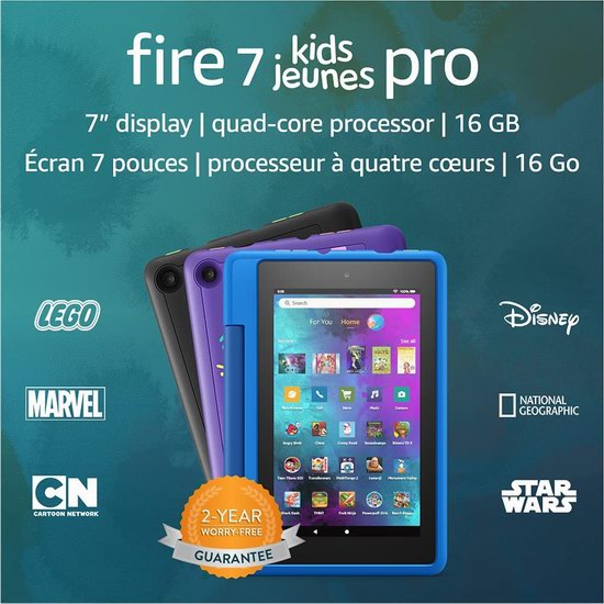 历史最低价！Fire HD 7/8英寸 儿童专用平板电脑 94.99加元起包邮！多款可选！会员专享！