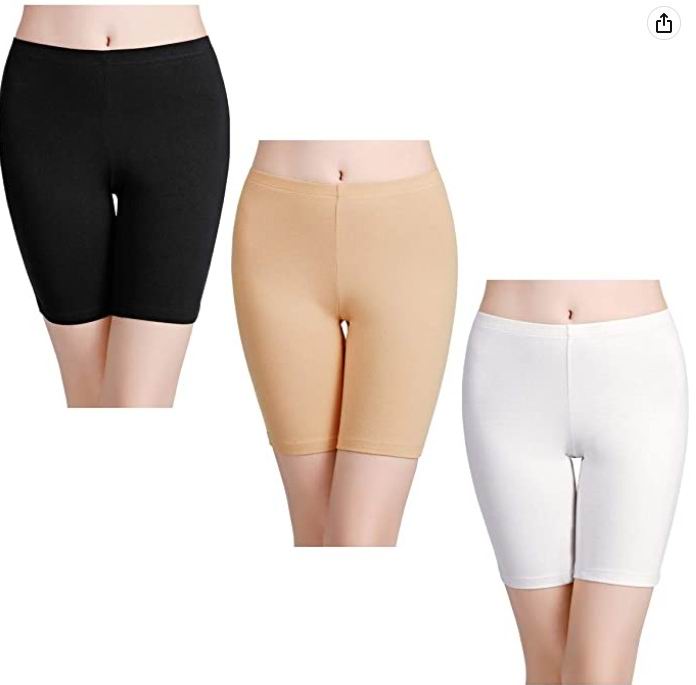  wirarpa女式防擦伤棉质自行车瑜伽短裤 3件套 25.99加元（原价 35.99加元），多色可选！