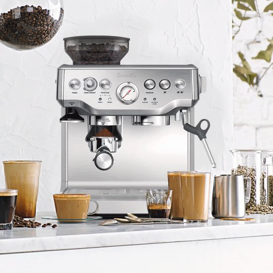 黑五价！Breville 铂富 BES870XL 意式浓缩带磨豆功能一体式咖啡机6.8折 749加元包邮！