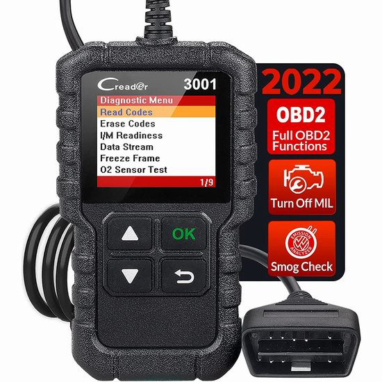  LAUNCH Creader 3001 OBD2 汽车故障诊断仪6折 23.99加元！