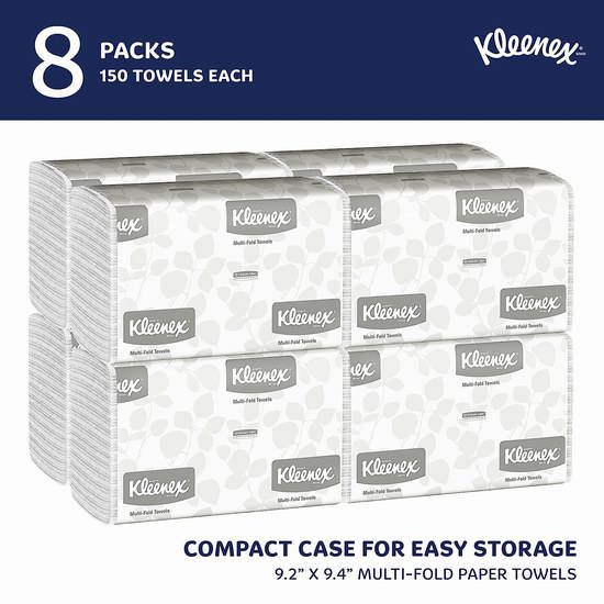  Kimberly-Clark 专业纸巾（150张x8包）5.9折 34.99加元！