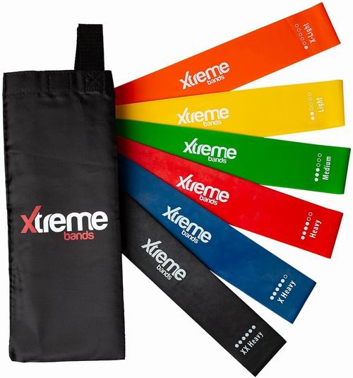  小仙女必备！Xtreme Bands 运动阻力带6件套 15.95加元（原价 19.95加元）