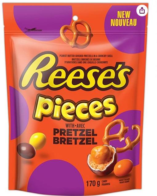  REESE'S Pieces Pretzel椒盐花生巧克力 3.31加元