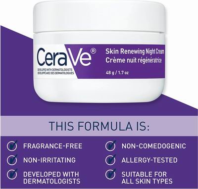  Lamer平替款！CeraVe Renewing塑颜新生晚霜  23.99加元（原价 29.99加元）