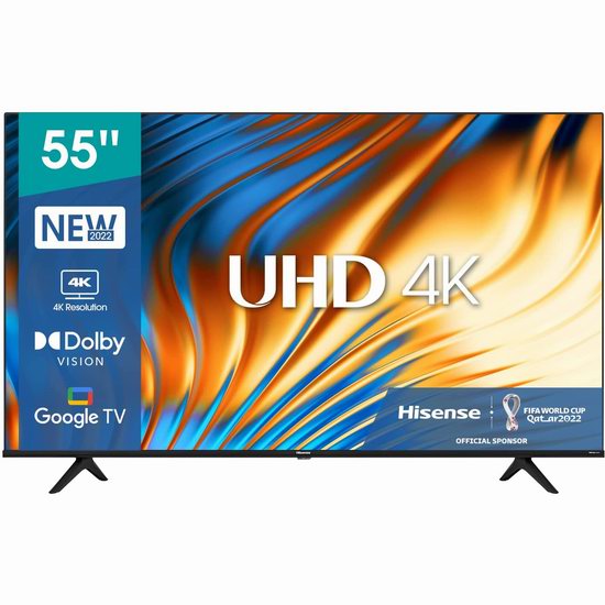  Hisense 海信 55A68H 55英寸 4K超高清LED智能电视6.9折 418加元包邮！