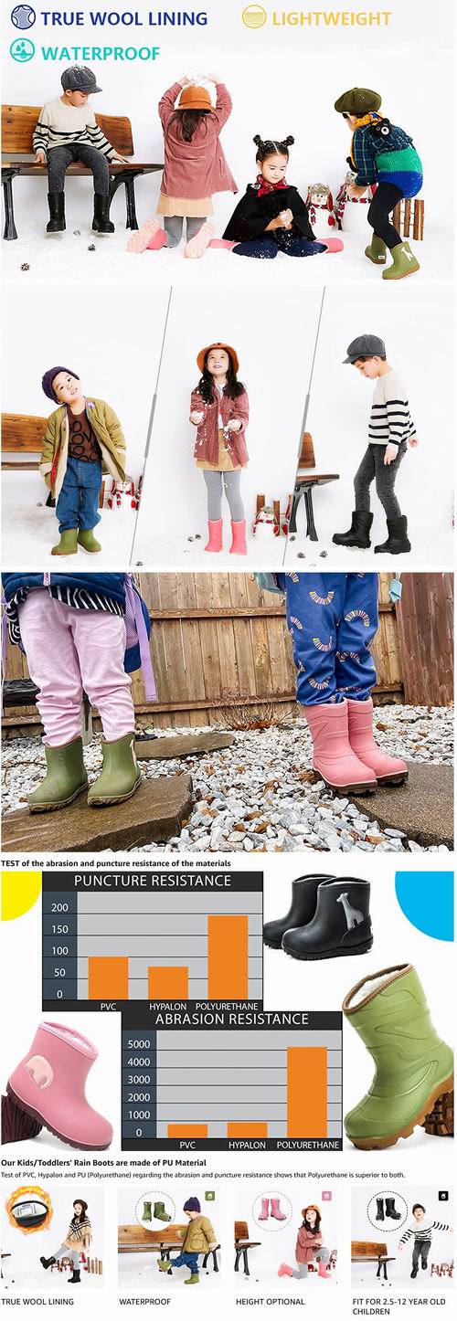 ROCKROOSTER儿童保暖雨靴 14.99加元（原价 20加元）！3色可选！