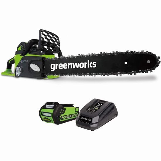 Greenworks 40V 14英寸无绳电锯7折 230.99加元包邮！