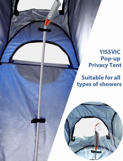 历史新低！YISSVIC 便携弹出式私密帐篷/更衣室/淋浴室/厕所6.9折 41.64加元包邮！