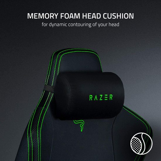 历史新低！Razer Iskur 雷蛇风神 经典黑绿配色 顶级人体工学设计电竞椅/游戏椅5.2折 417.19加元包邮！