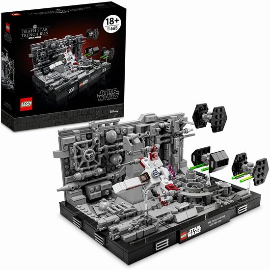  LEGO 乐高 75329 星球大战 死星战壕生死时速立体模型（665pcs）8折 71.98加元包邮！