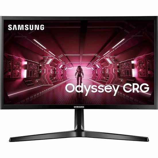  历史新低！Samsung 三星 Odyssey CRG 24英寸 144Hz 曲面屏 游戏显示器5.7折 198加元包邮！