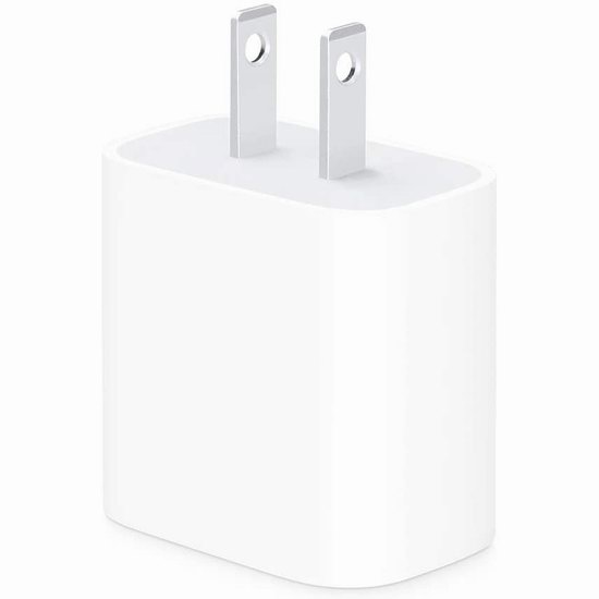  Apple 20W USB-C 苹果电源适配器 USB快速充电器 19.97加元！
