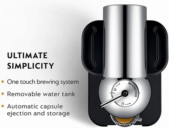 Nespresso Vertuo 胶囊咖啡机+奶泡机套装6.1折 199.99加元包邮！2色可选！