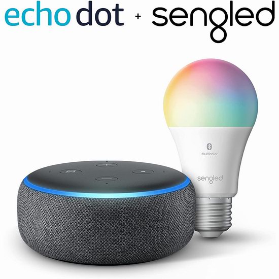 历史新低！Echo Dot 亚马逊第三代智能家居语音机器人3.3折 24.99加元包邮！送价值21.99加元智能灯泡！