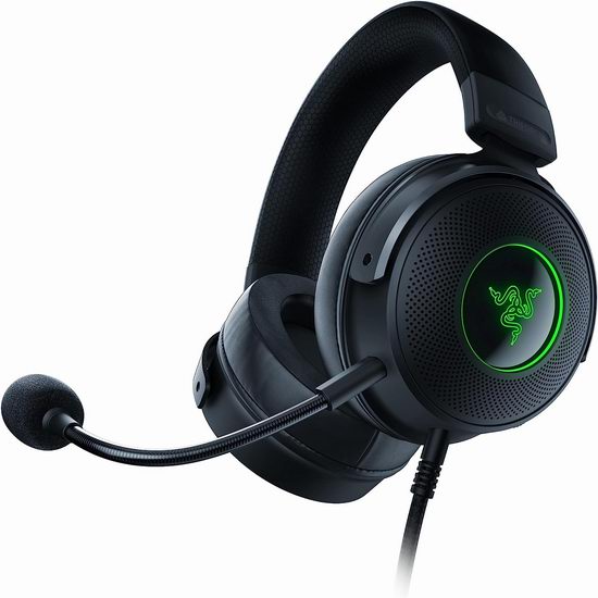  历史新低！Razer 雷蛇 Kraken V3 X 有线USB游戏耳机4.2折 54.99加元包邮！