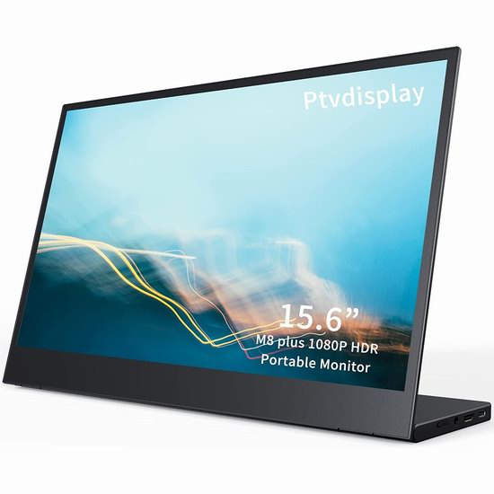  历史最低价！PTVDISPLAY 14英寸/15.6英寸 1080P IPS 多用途便携式显示器/手机笔记本扩展屏幕5.2折 156-175加元包邮！