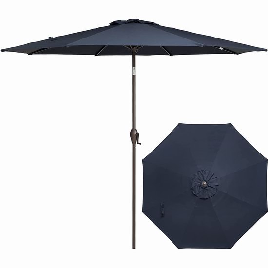  历史新低！TAGI 9英尺 可倾斜 大型庭院遮阳伞5折 64.99加元包邮！