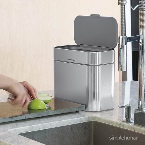  simplehuman 4 升拉丝不锈钢堆肥箱 69.99加元（原价 78.05加元）