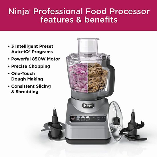  Ninja ‎BN600C 专业多功能食物料理机5.3折 79.98加元包邮！
