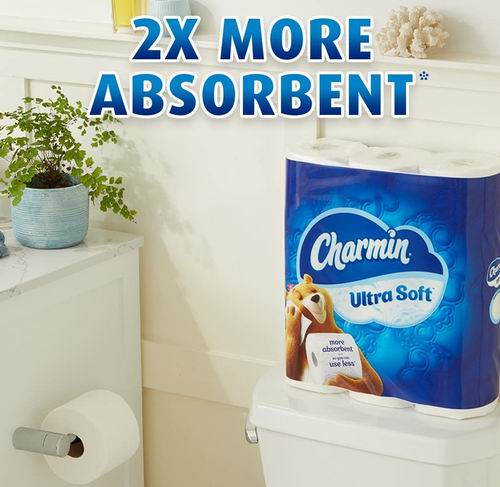  Charmin 超柔软卫生纸24卷7.7折 24.28加元！