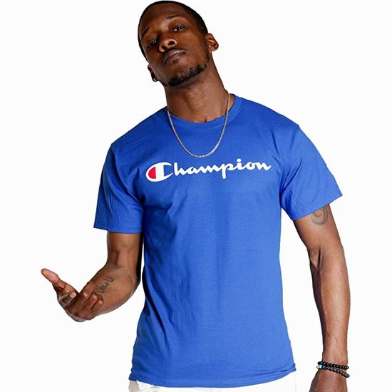  Champion Classic Jersey 经典Logo 男式纯棉T恤4.1折 12.97加元！