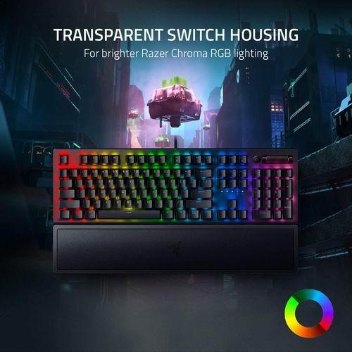  史低价！Razer BlackWidow V3 雷蛇黑寡妇蜘蛛游戏机械键盘 99.99加元（原价 125.98加元）