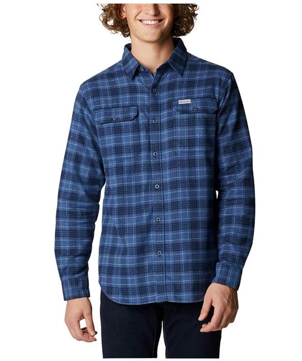  Columbia 男式长袖格子衬衫 28.85加元（L码），原价 59.6加元