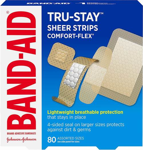  Band-Aid  Comfort-Flex 创可贴80片 5.98加元