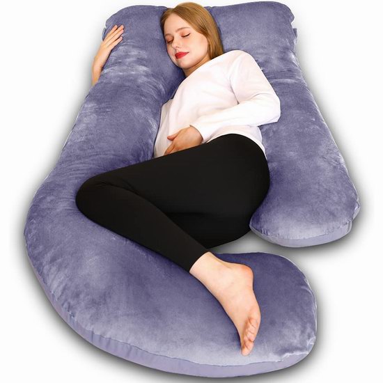  Chilling Home 55英寸 U型身体支撑枕/孕妇身体枕6折 53.99加元包邮！