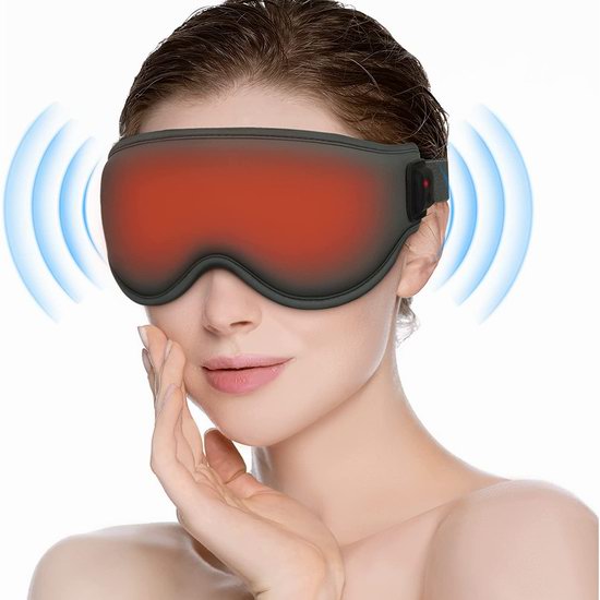 历史新低！Medcursor 安神助眠 可充电 振动按摩 电热热敷眼罩5折 24.99加元包邮！