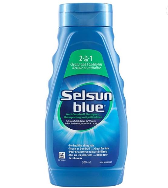  Selsun Blue 2合1去屑洗发水300毫升 9.99加元，shoppers同款价 12.99加元