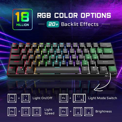  RK ROYAL KLUDGE RK61 无线机械键盘 59.99加元（原价 89.99加元）