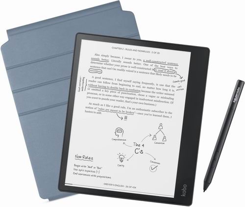  Kobo Elipsa Pack 10.3英寸 防眩光触摸屏 电子阅读器套装 449.99加元（原价 499.99加元）