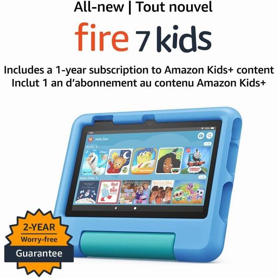  Fire HD 7/8英寸 儿童专用平板电脑 119.99加元起包邮！多款可选！