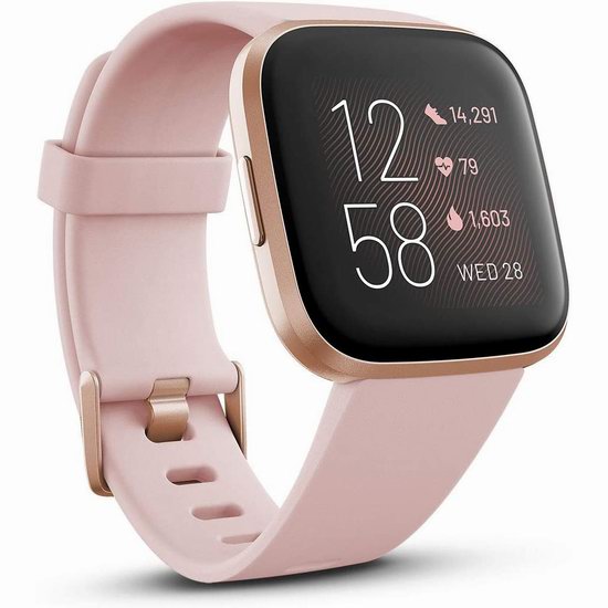  Fitbit Versa 2 智能手表7.5折 149.95加元包邮！2色可选！