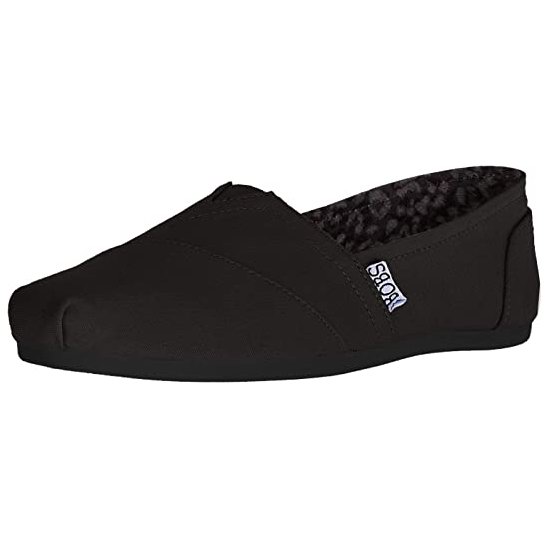  Skechers 斯凯奇 BOBS Plush Peace & Love 女式一脚蹬帆布鞋4.6折 29.98加元！