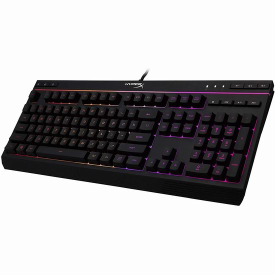  历史最低价！HyperX Alloy Core RGB 薄膜游戏键盘4.2折 29.99加元！
