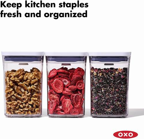  OXO Good Grips 方形透明 干燥食物保鲜收纳盒 38.02加元（原价 44.18加元）