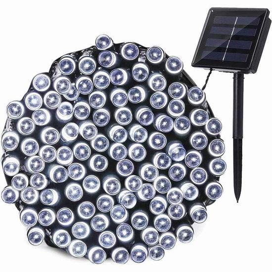  历史新低！Joomer 72英尺 200 LED 8模式 太阳能庭院装饰灯串5折 10.99加元！