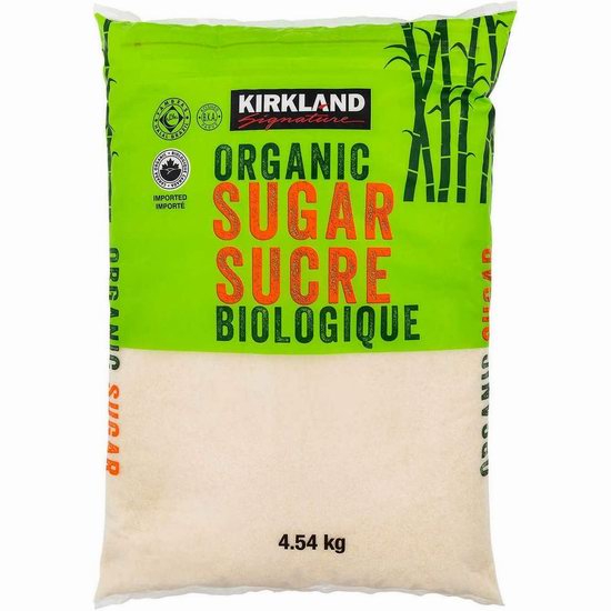  Kirkland Signature 有机蔗糖（4.54公斤）5折 14.99加元！