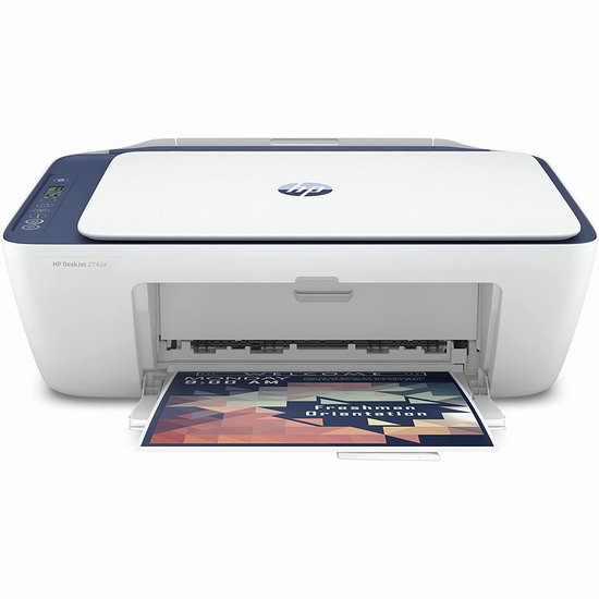 历史新低！HP 惠普 DeskJet 2742e 多功能一体无线彩色喷墨打印机 69.98加元包邮！送半年墨盒！2色可选！