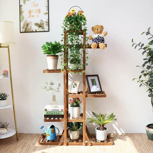  MASTER TRADE Wisfor 6层木制植物架/花架 49.99加元（原价 78.99加元）