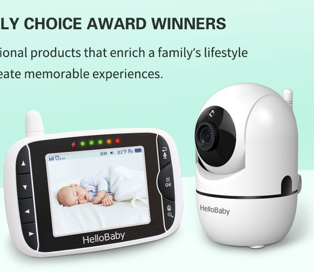  HelloBaby Video无线婴儿监护器 99.99加元（原价 169.99加元）