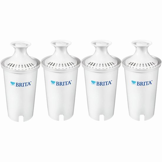  历史新低！Brita 德国碧然德 滤水壶滤芯4件套4.8折 17.99加元！