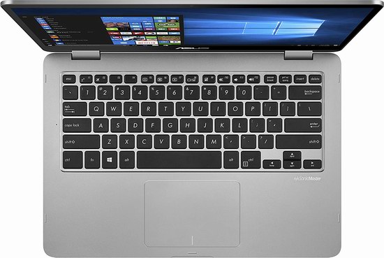 历史最低价！Asus 华硕 VivoBook Flip 14英寸 触摸屏 变形笔记本电脑（4GB, 128GB）6折 299加元包邮！送1年Microsoft 365个人版！