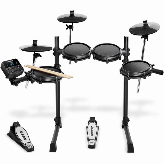  历史新低！Alesis Drums Turbo Mesh 电子鼓套件 380.8加元包邮！送60节Melodics电鼓课程！